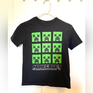 Old Navy Kids Minecraft Creeper T-shirt Graphic Tee
